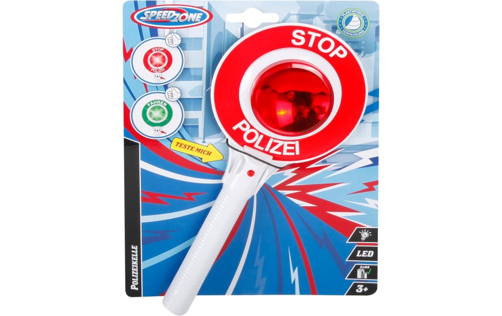 vedes SZ Truelle de police 2 lumières LED 190 x 250 mm
