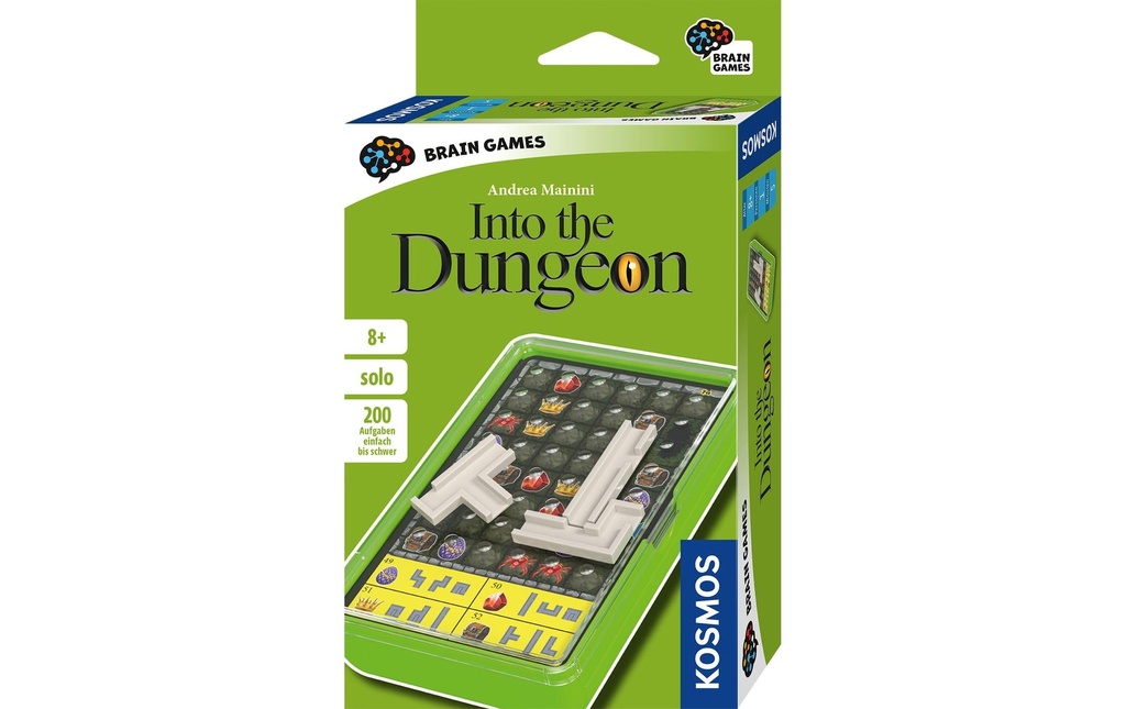 Kosmos Jeux de réflexion Into the Dungeon Brain Games Jeu de logique en solo