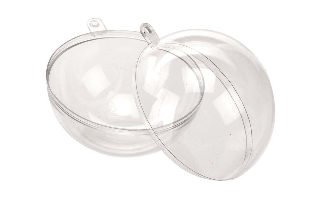 Glorex Boule en plastique 1 pièce, 6 cm