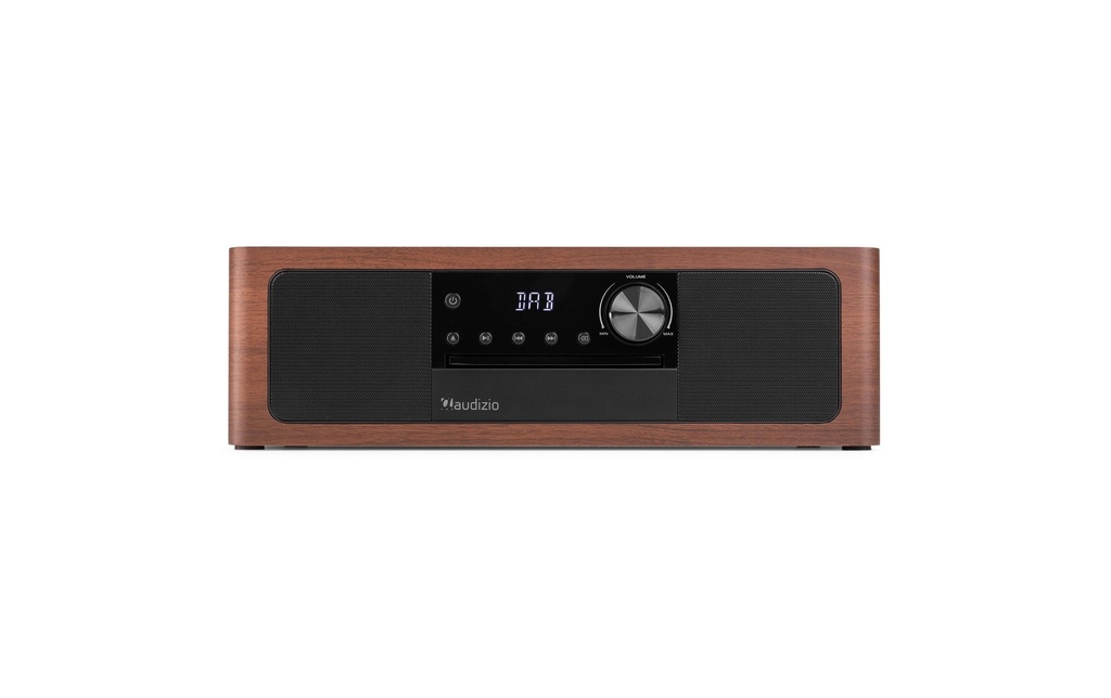 Audizio Lunata-DW CD, DAB+, Bluetooth, HDMI ARC, bois Brun foncé