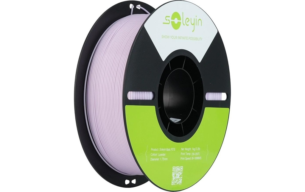 Creality Filament Brique Soleyin en PETG Rouge 1.75 mm 1 kg