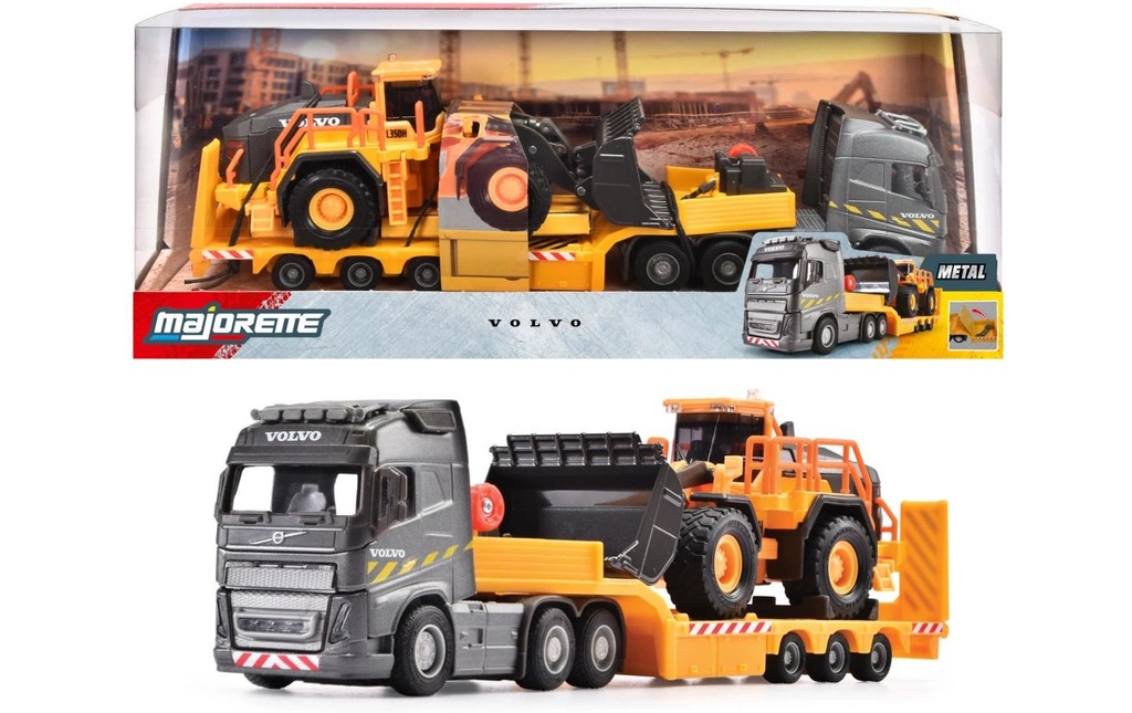 Majorette FH16 Truck + Wheel Loader 1:43