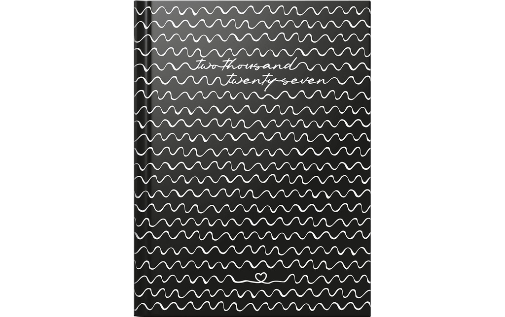 rido idé Agenda tascabile Papier Premium Young Line Mini 2027 Waves A6