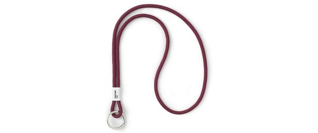 PANTONE BY COPENHAGEN Porte-clés long Aubergine