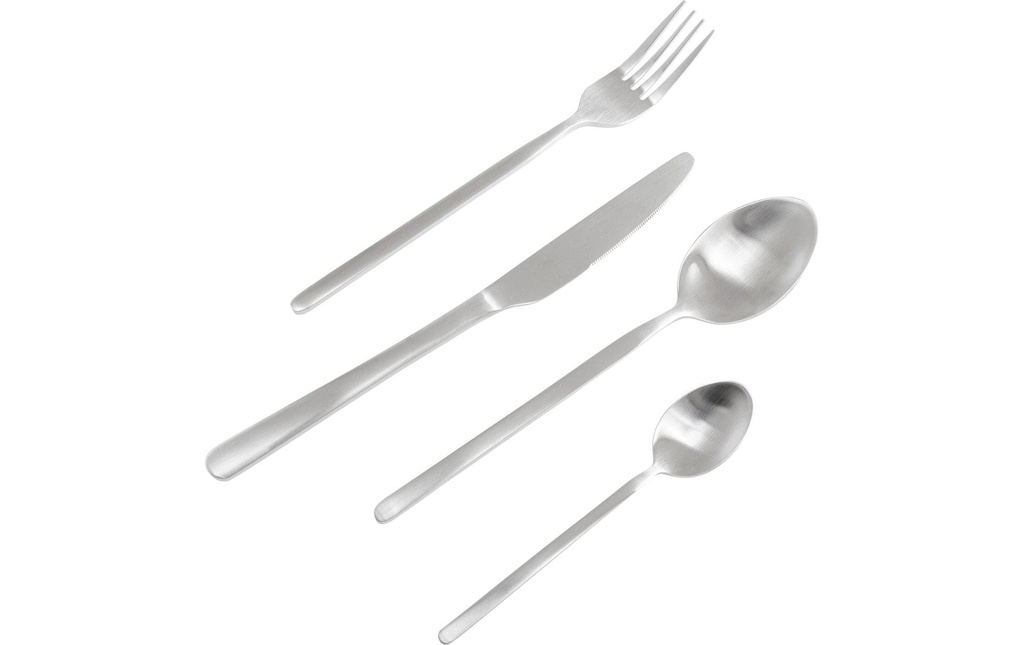 Kare Kits de couverts Gloria, 16 pièces, argent mat