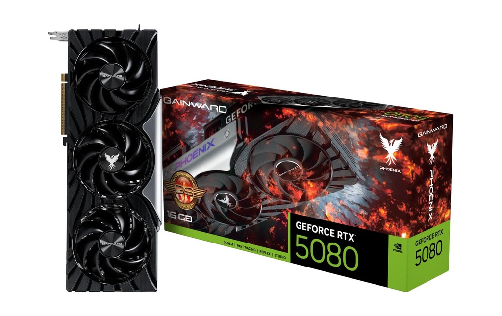 Gainward Carte graphique RTX 5080 Phoenix GS V1 16 GB