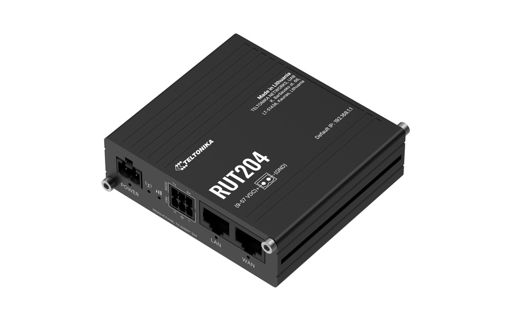Teltonika Routeur Industriel LTE RUT204 CAN-BUS  Double SIM PoE RS232
