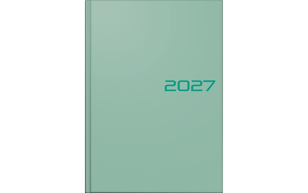 Simplex Agenda hebdomadaire Ligne Simply Colour 2027 1W/2S, Menthe