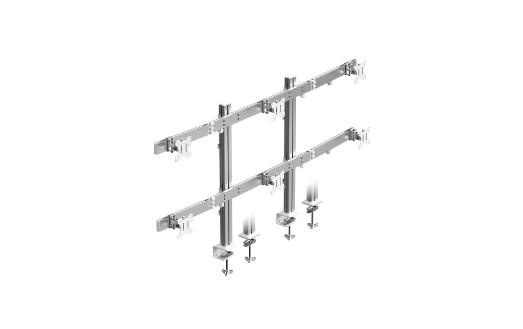 ICY BOX Pied de table IB-MS666-T6 jusqu’à 8 kg – Argenté