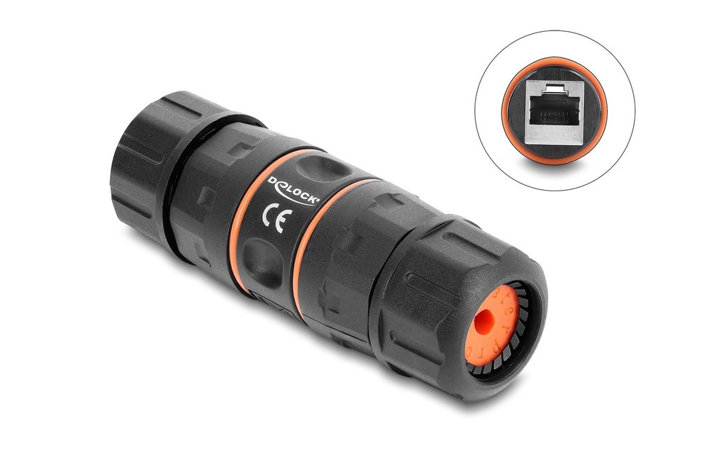 Delock Connecteur de câble RJ45 vers RJ45 Cat.6A 1 Pièce/s