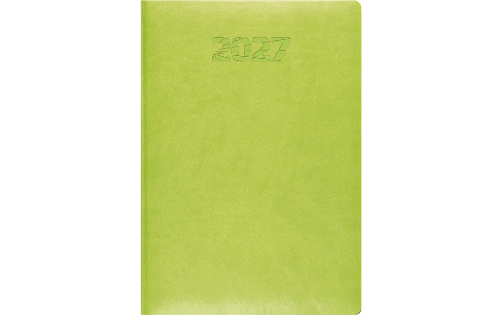 Simplex Agenda journalier  Simply Flex 2027 1T/1S, 148 x 208 mm, vert clair