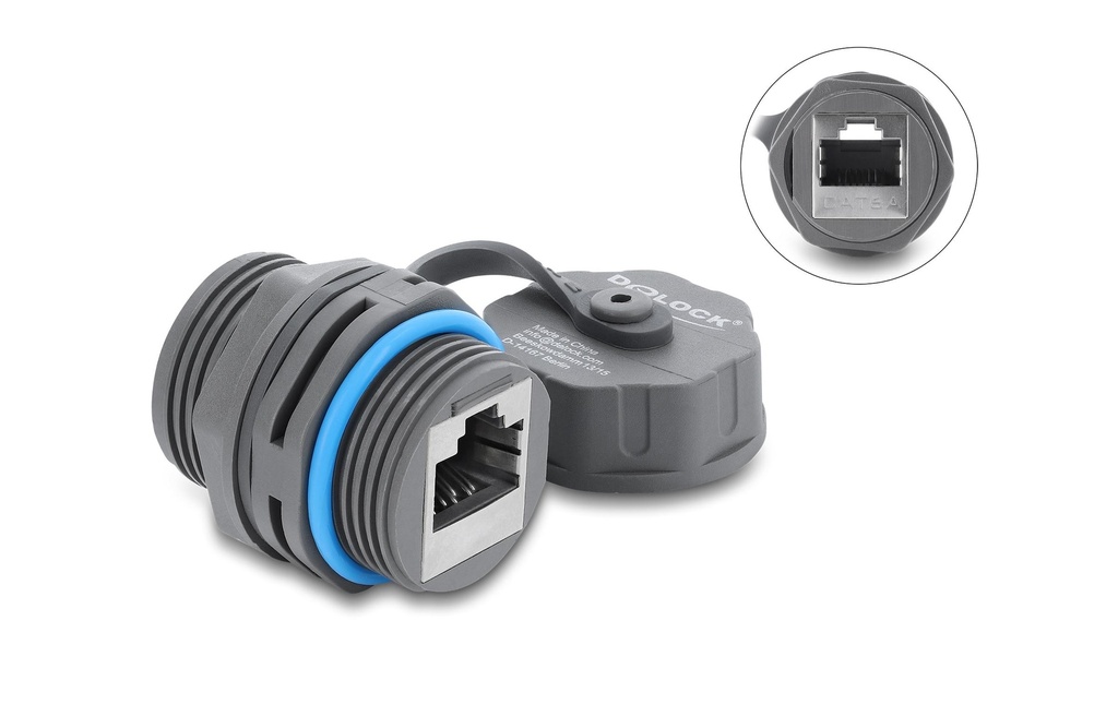 Delock Connecteur de câble RJ45 vers RJ45 Cat.6A 1 Pièce/s