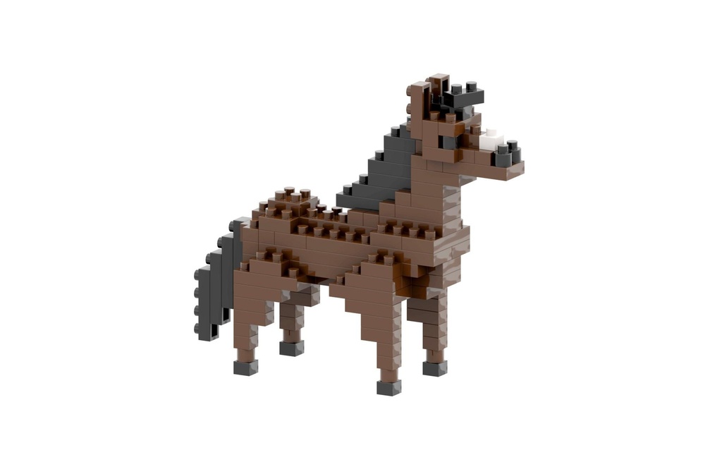 BRIXIES Modèle construction Cheval de 107 briques