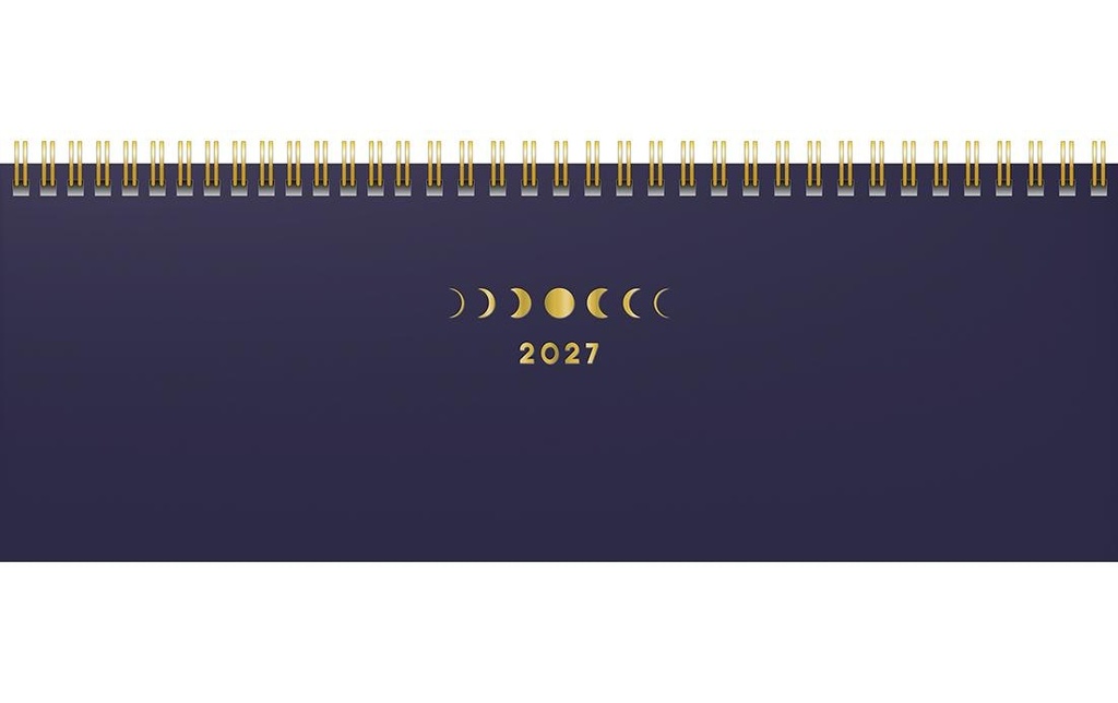 rido idé Agenda de table Design Line 2027 Lune 1W/2S