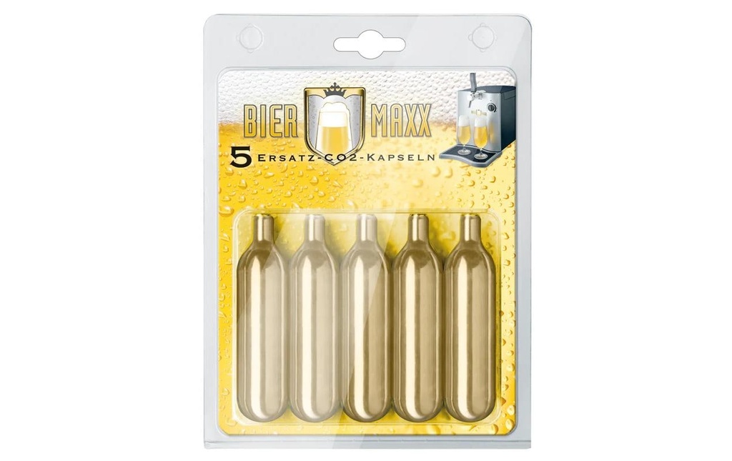 BIERmaxx Cartouches de CO₂ - Lot de 5