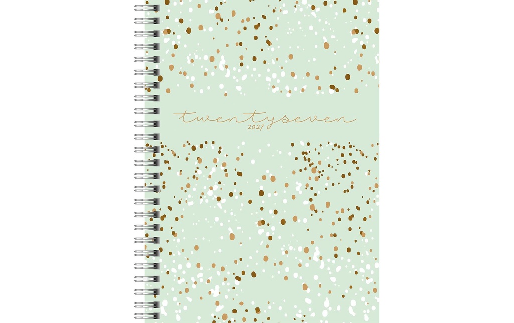 rido idé Agenda hebdomadaire Timing 1 2027 Confetti, A5, plastique