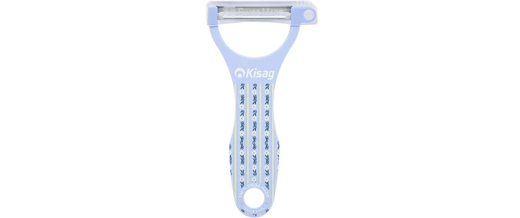 Kisag Couteau économe ÉPULCHEUR UNIVERSEL EDELWEISS Blanc