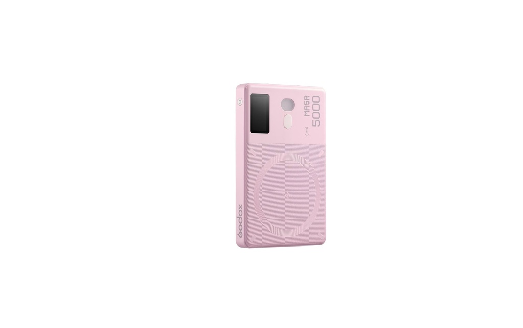 Godox MA5R Lampe LED RGB pour téléphone portable avec powerbank rose