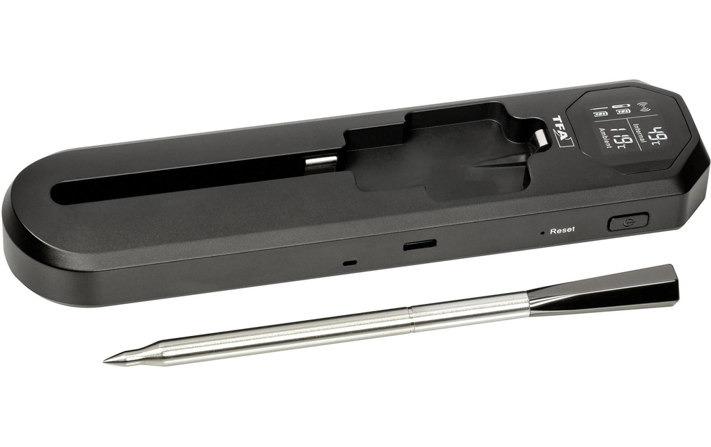 TFA Dostmann Thermomètre à viande Smart BBQ Küchen-Chef 2 14.1517