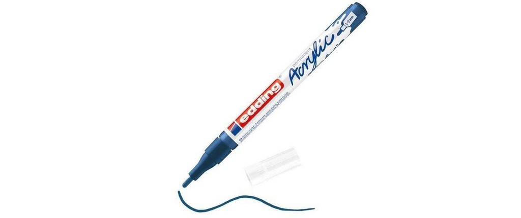 edding Marqueur acrylique 5300 Bleu nuit élégant