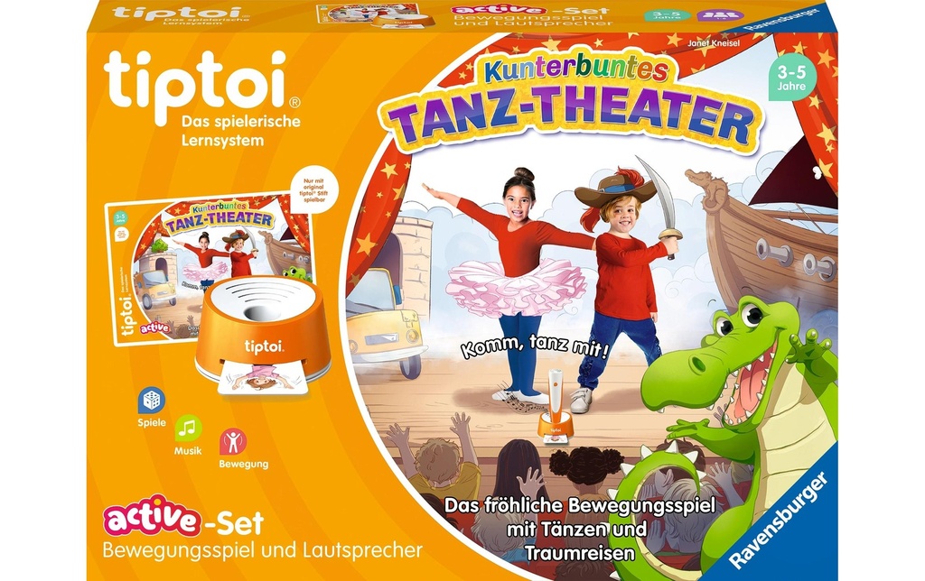 tiptoi Kunterbuntes Tanz-Theater 3-5 ans