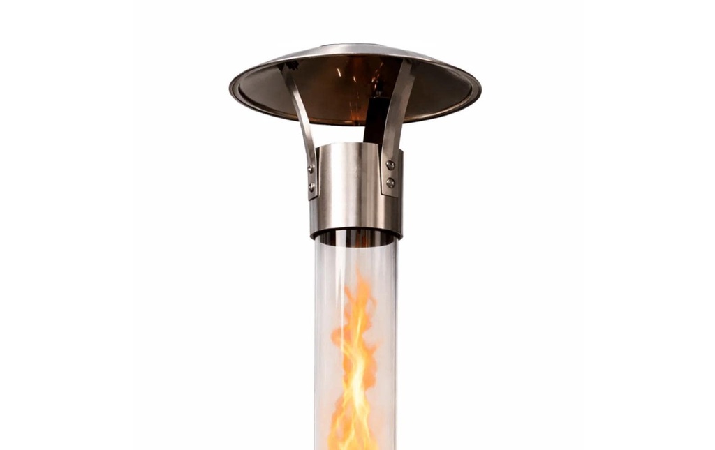 Gardenflare Chapeau de cheminée avec pare-étincelles Acier inoxydable, Ø 8.0 cm