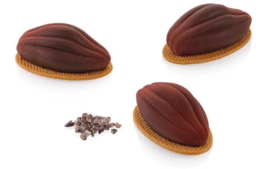 Silikomart Silikomart – Cacao 30 Silicone, plastique, gris, rouge