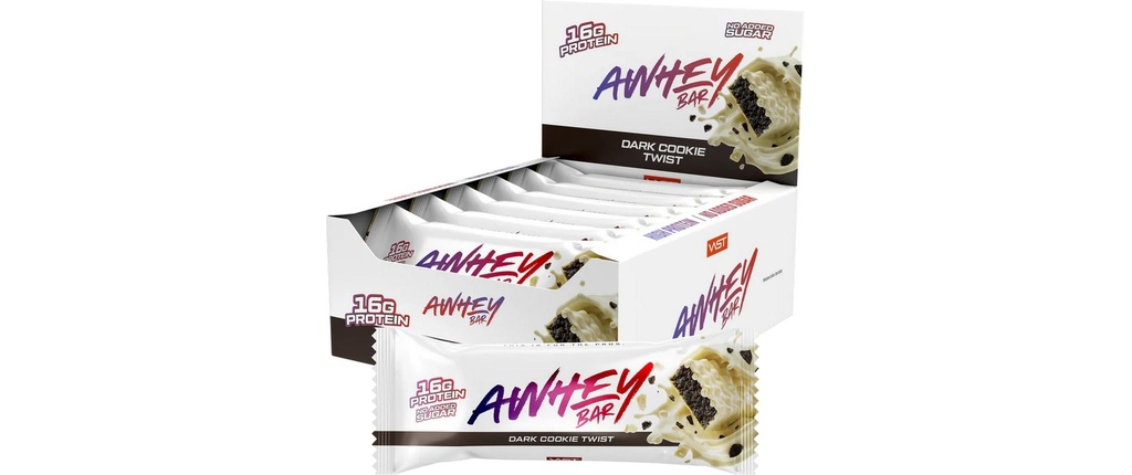 VAST Barre AWHEY BAR Dark Cookie Twist, 12 x 50g