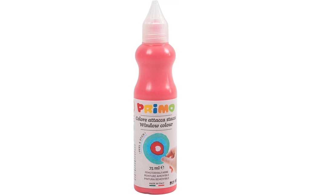 Primo Peinture pour fenêtres, épaisseur 3,2 cm, rouge, 75 ml / 1 flacon 75 ml, vermillon
