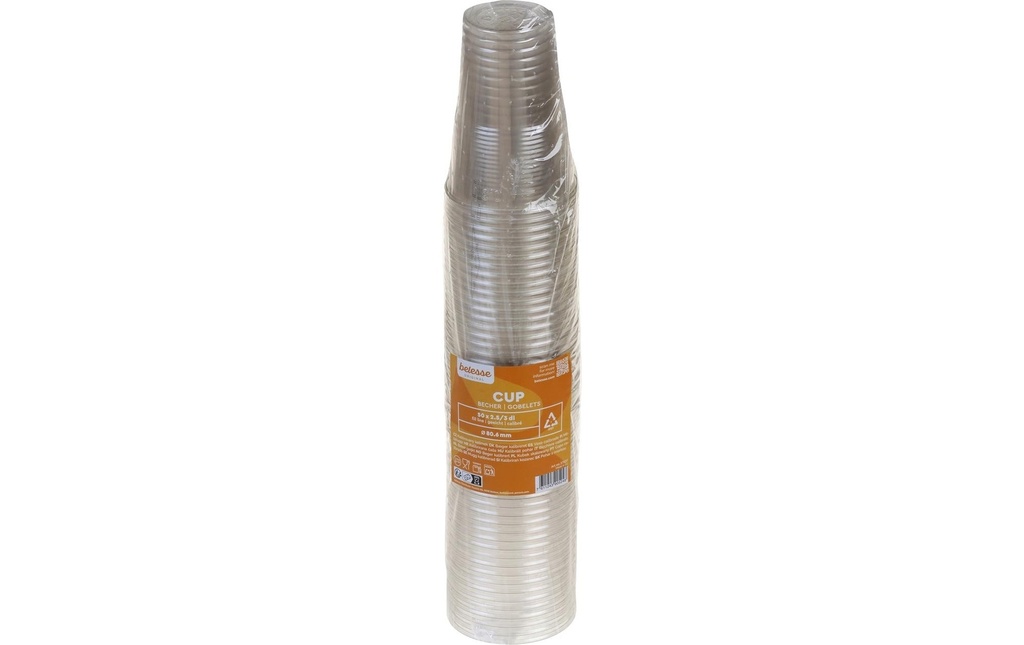 belesse Gobelet RPET 2.5/3 dl calibré 50 Pièce/s