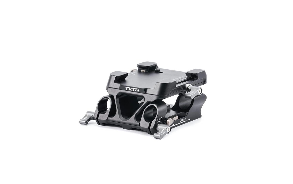 Tilta Plaque de base double LWS Arca Manfrotto 15 mm, noir