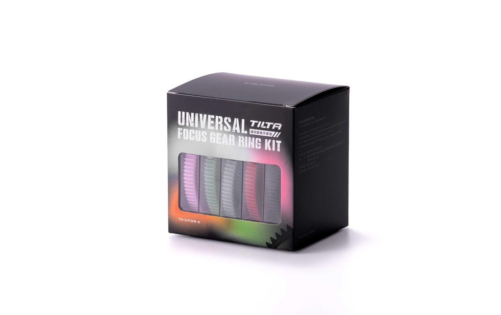 Tilta Jeu de bagues d'engrenage de mise au point universelles Universel, 5 pièces, multicolore