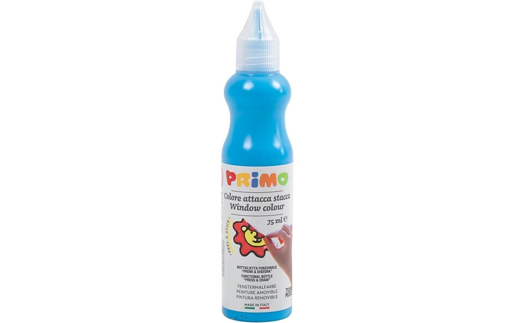 Primo Peinture pour fenêtres, bleu, 75 ml / 1 flacon 75 ml, Bleu