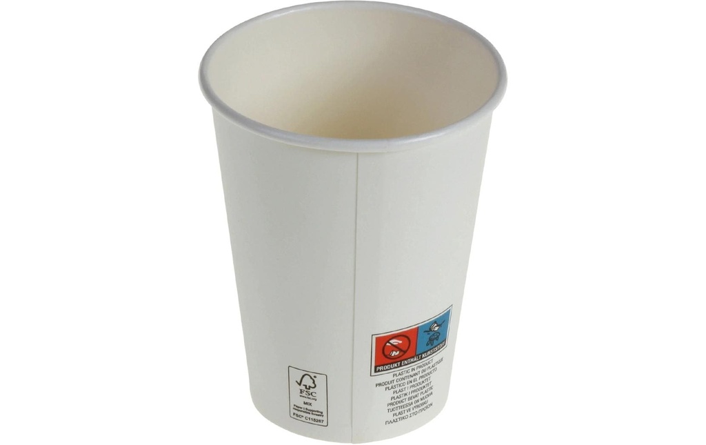 belesse nature Gobelet en carton 3 dl blanc 50 Pièce/s
