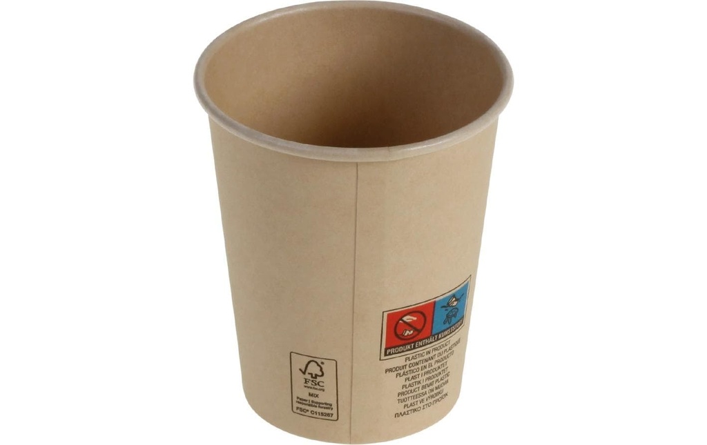 belesse nature Gobelet en carton bambou 2 dl 50 Pièce/s