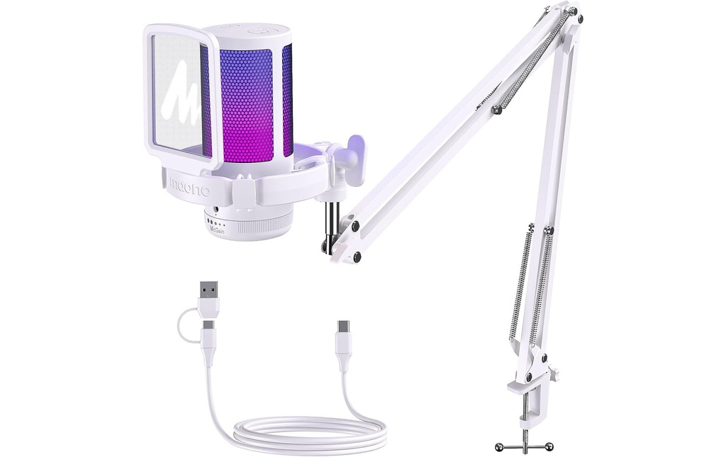 Maono Microphone à condensateur DGM20S