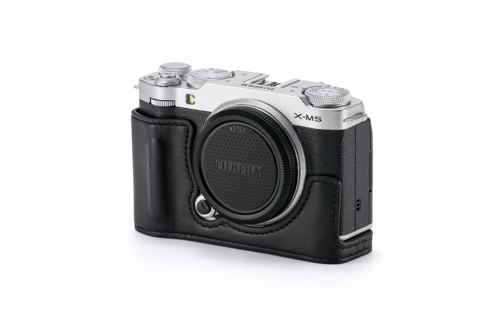 Tilta Étui en cuir pour appareil photo Fujifilm X-M5 Cuir noir
