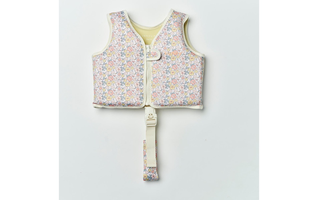 Sunnylife Gilet de flottaison 2-3 Into the Garden: motifs floraux discrets