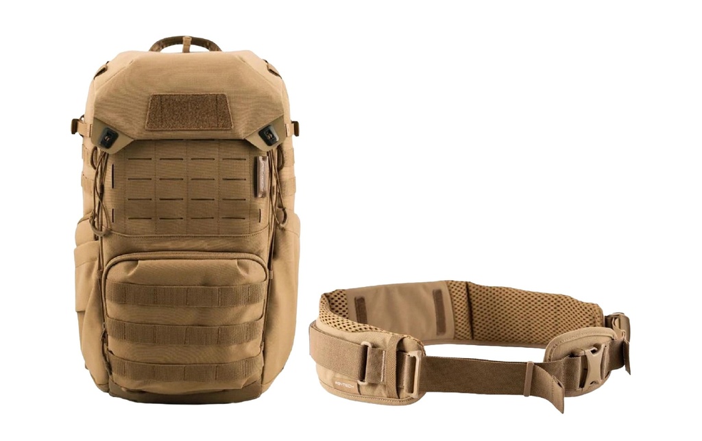 PGYTECH Sac à dos photo OneMo avec ceinture 35 l, Coyote Brown