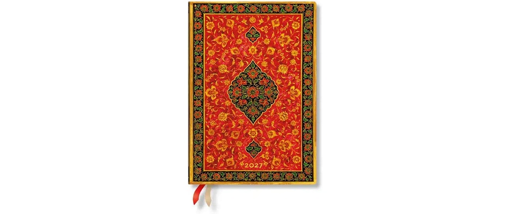 Paperblanks Agenda journalier  Leila 2027, Rouge