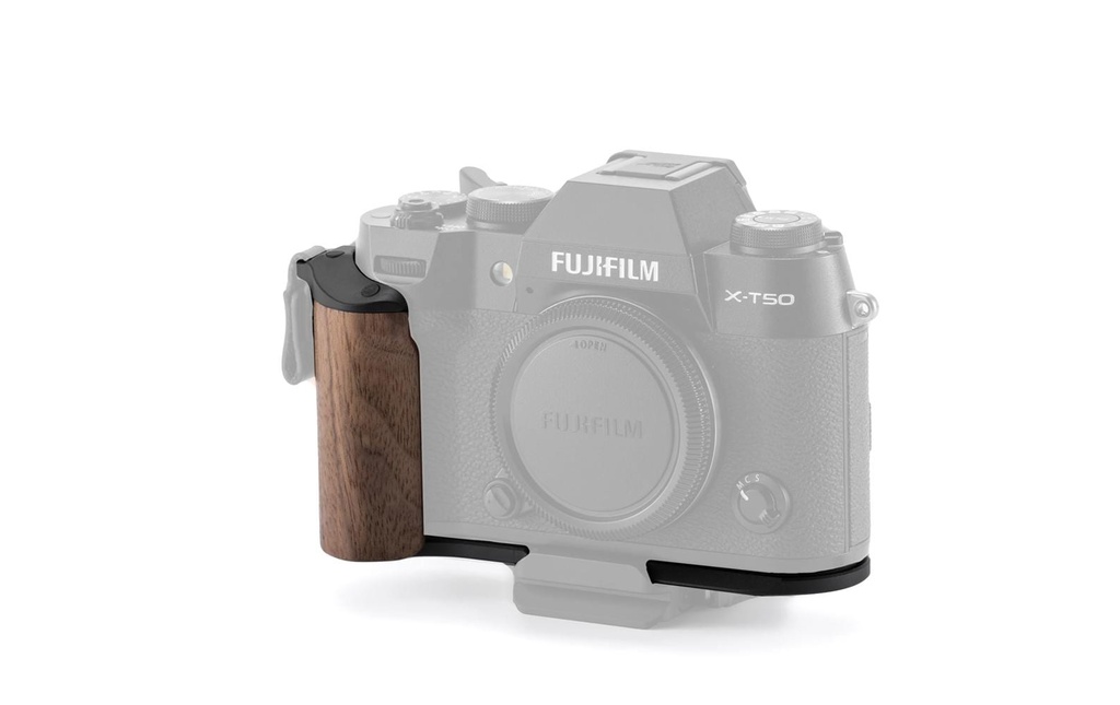 Tilta Plaque de fixation avec poignée en bois pour Fujifilm X-T50