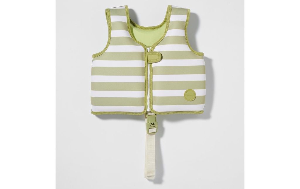 Sunnylife Gilet de natation pour enfants 2-3 Into the Wild Kaki