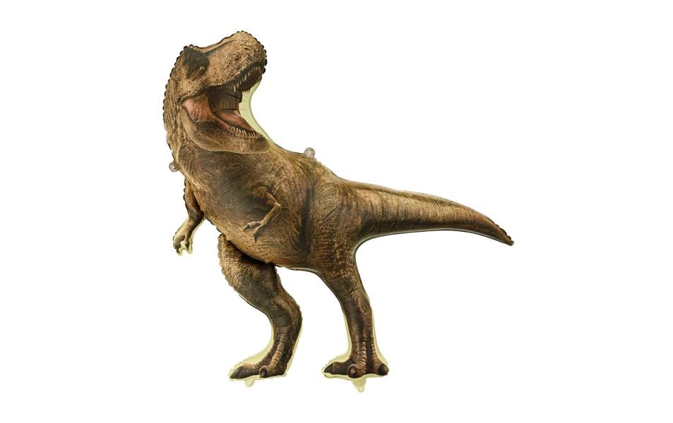Partydeco Ballon en plastique Jurassic World T-Rex Brun