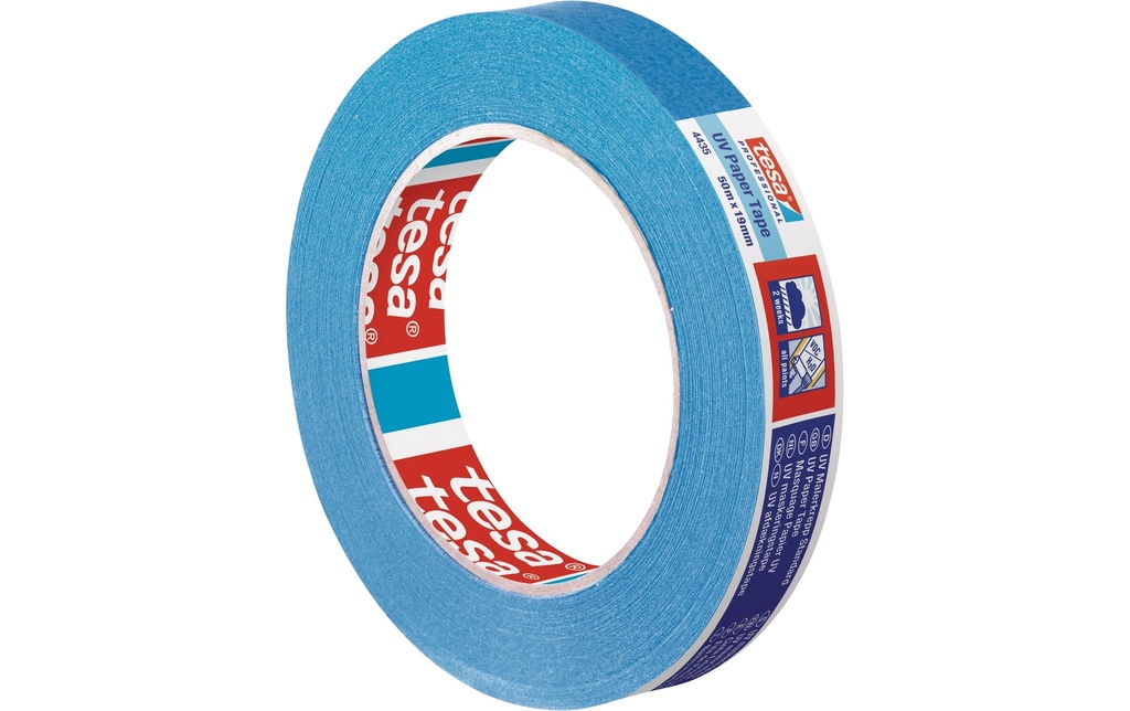 tesa Ruban de masquage adhésif UV pour l'extérieur 19 mm x 50 m
