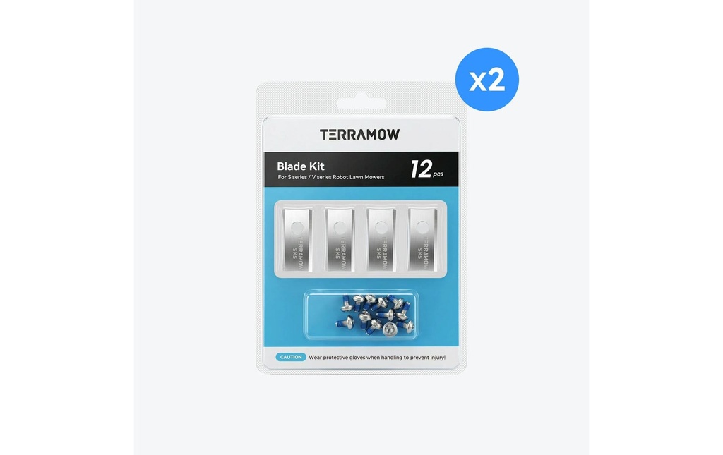 Terramow Lames de rechange Terramow (lot de 12) 12 pièces