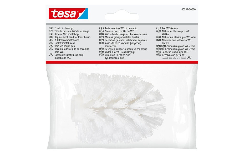 tesa Tête de rechange SPARE Blanc