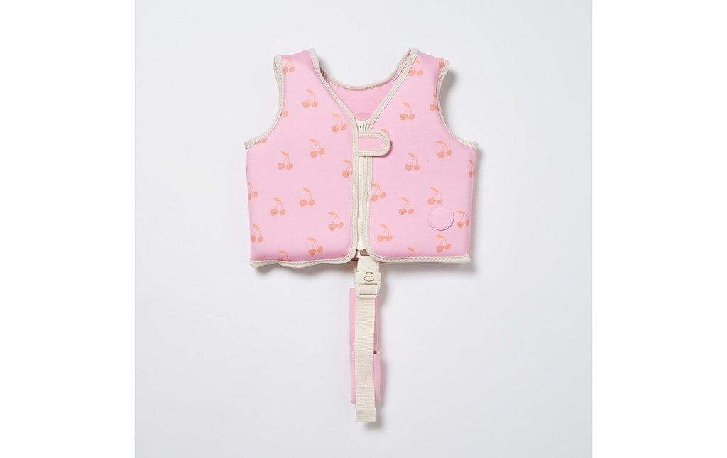 Sunnylife Gilet de natation pour enfants 1-2, en coton Candy Cherry