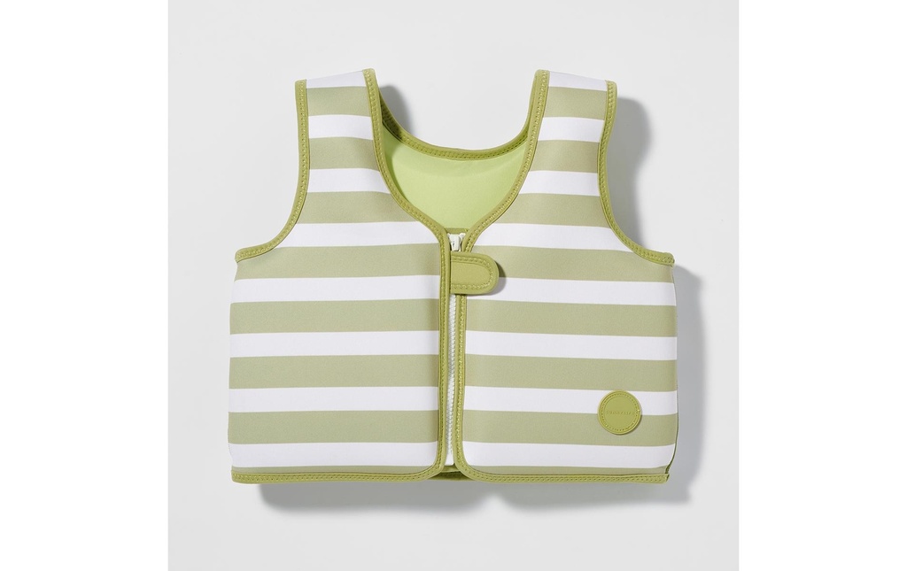 Sunnylife Gilet de natation pour enfants 3-6 Into the Wild Kaki