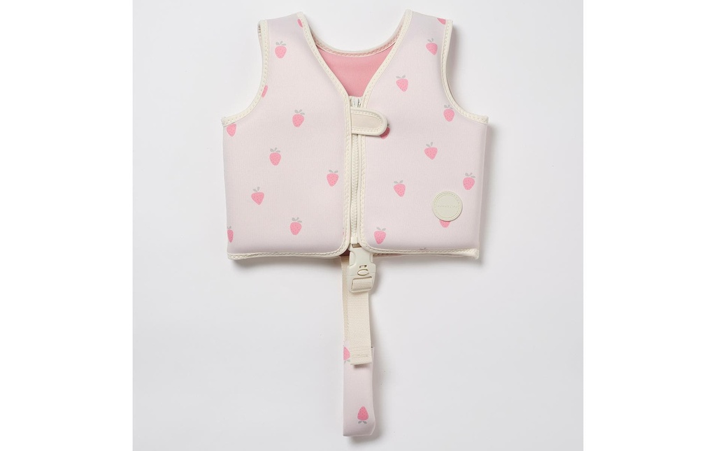 Sunnylife Gilet de natation pour enfants 1-2 Strawberry Sunshine