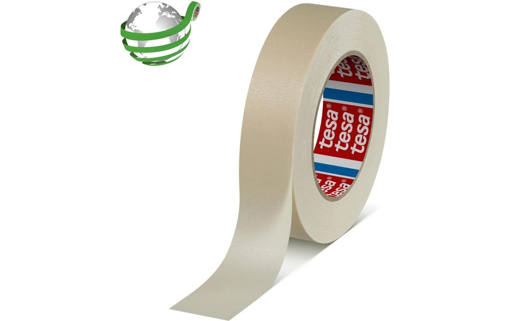 tesa Ruban de masquage en crêpé résistant à la chaleur 25 mm x 50 m